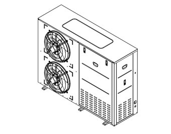 Kühlaggregat FrigoCraft L175-C09.SZ4245.H1001C.DY4 Dorin H1001C 10HP 13.400W SC3 TK